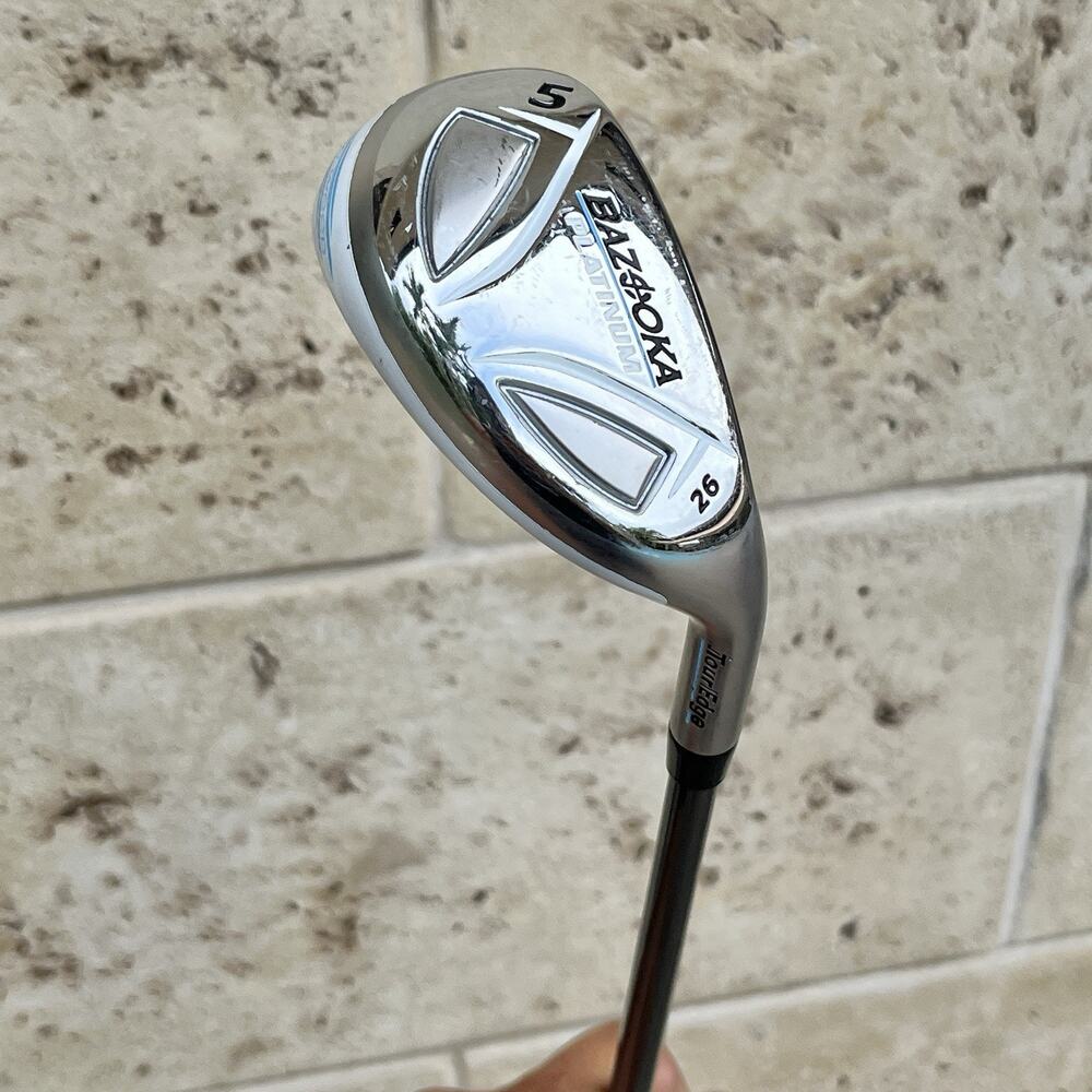 Women's Tour Edge Bazooka Platinum 5 Iron-Wood Hybrid 26° Ladies Graphite 37.25"